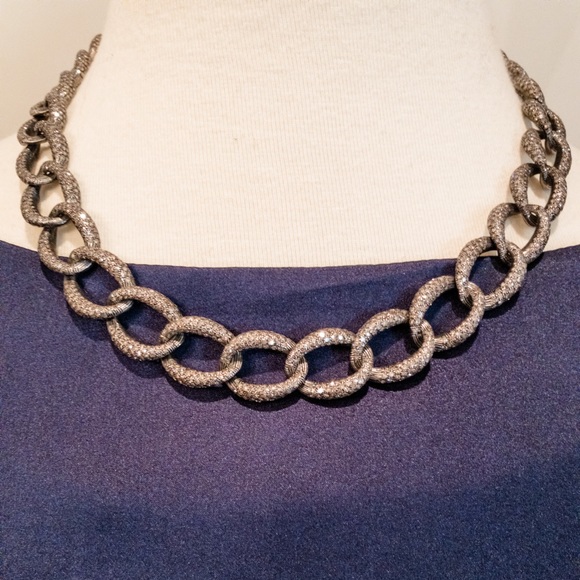 Devon Page McCleary Pavé Chain Link Necklace - Picture 5 of 9